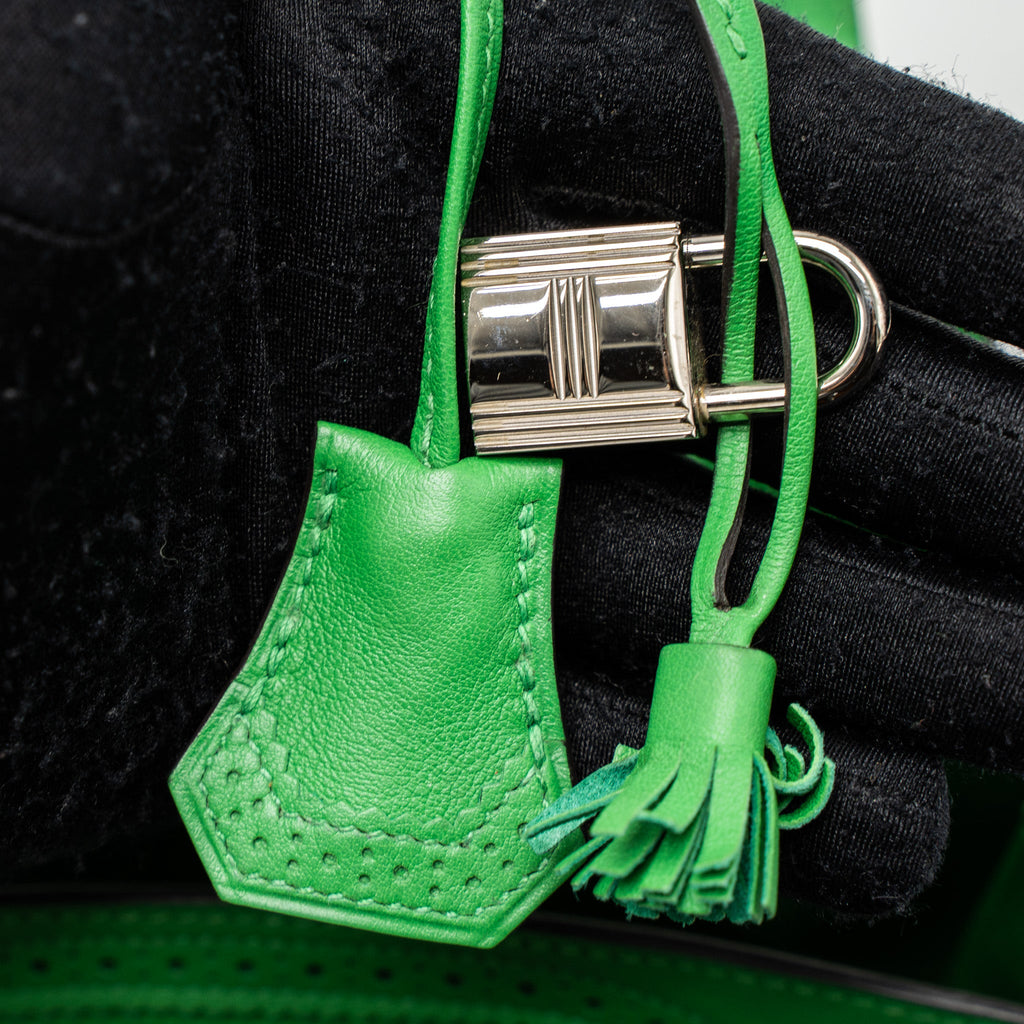 HERMES KELLY 32 GHILLIES TOGO/SWIFT BAMBOO SHW