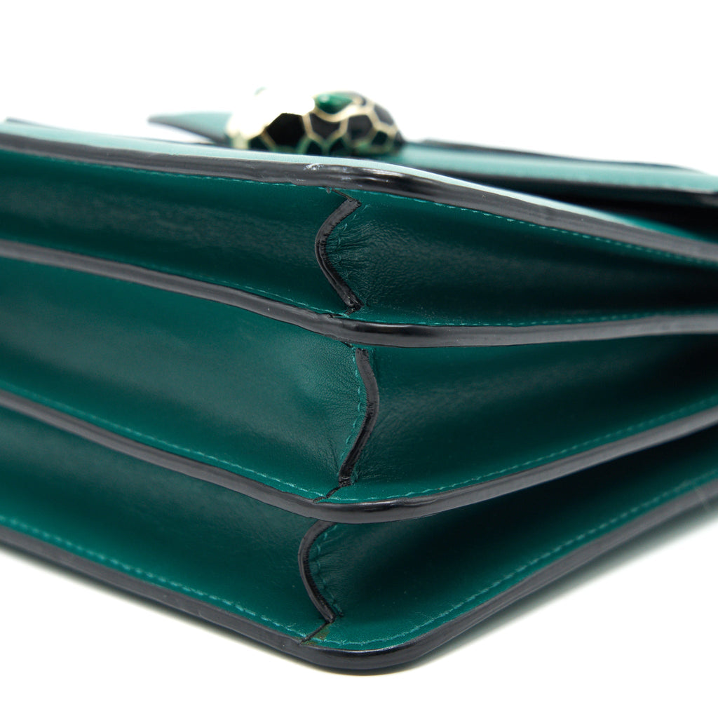 BVLGARI SERPENTI FOREVER CROSSBODY BAG GREEN