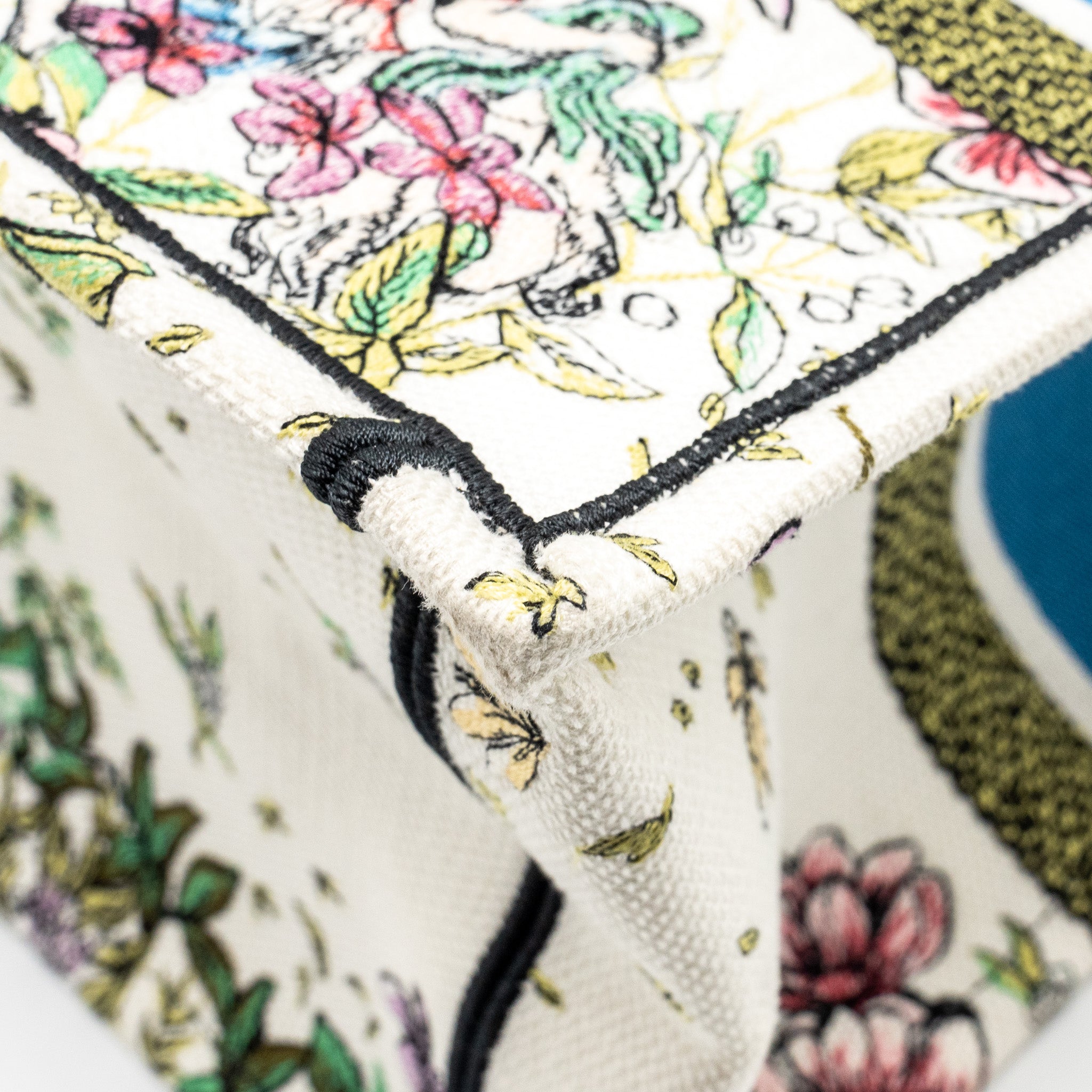 DIOR MEDIUM BOOK TOTE LIMITED CANVAS MULTICOLOUR