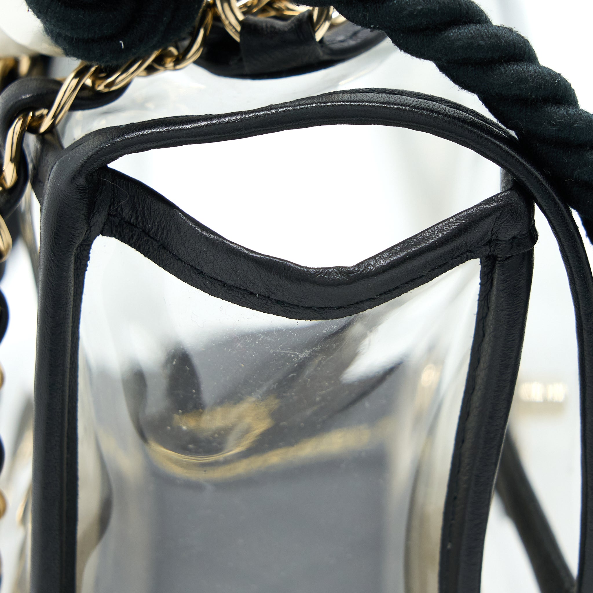 CHANEL SAND BY THE SEA FLAP BAG PVC/ LAMBSKIN LGHW