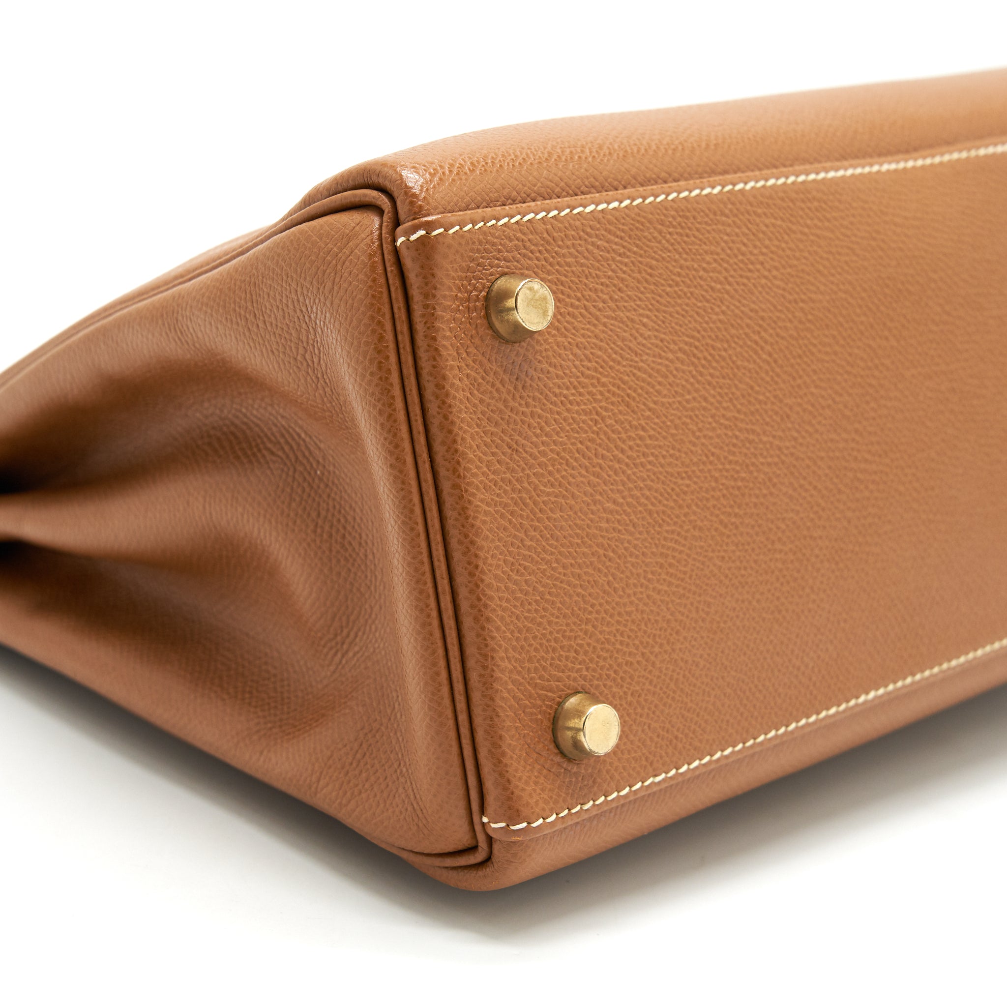 HERMES KELLY 32 GOLD EPSOM GHW