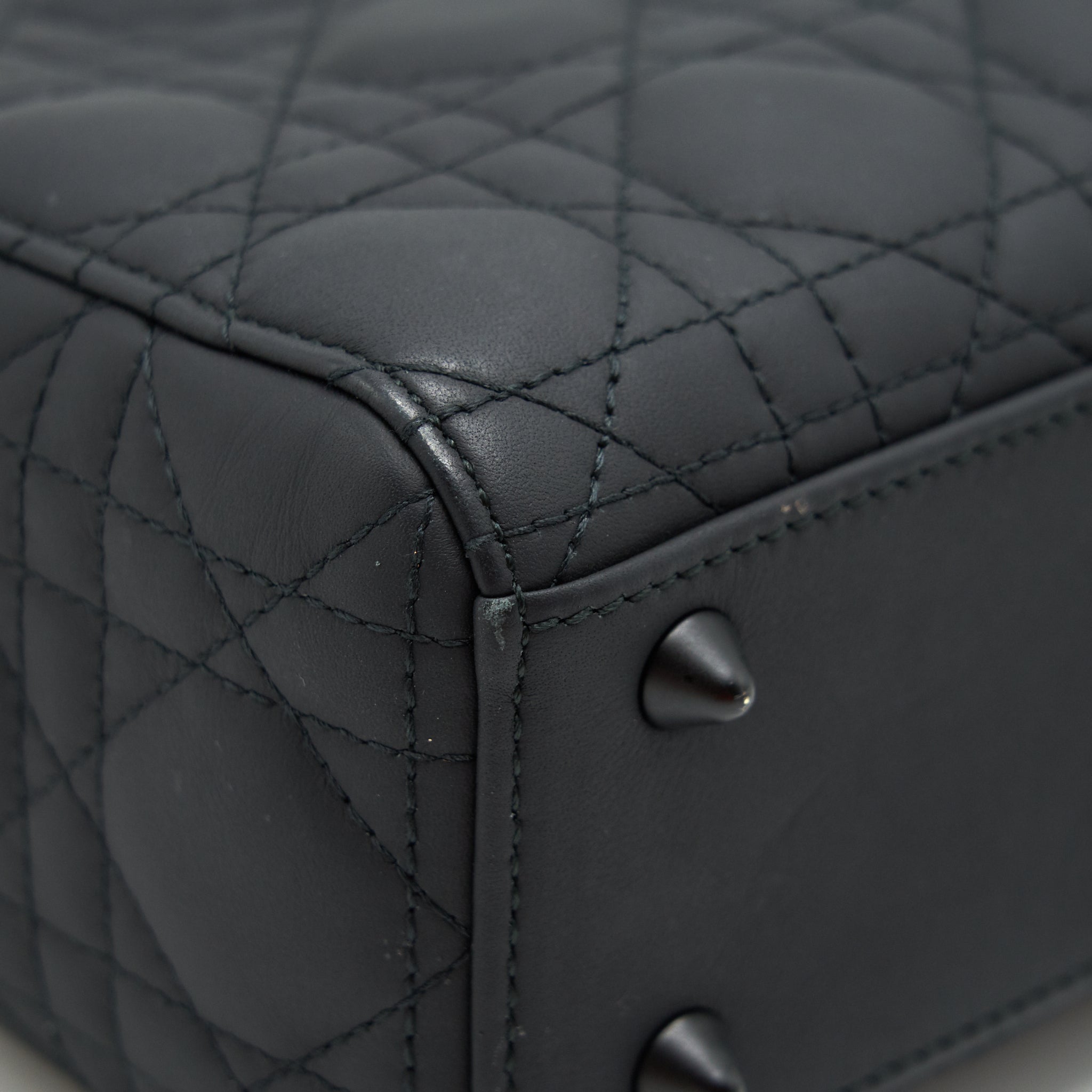 DIOR SMALL LADY DIOR SO BLACK TOTE BAG