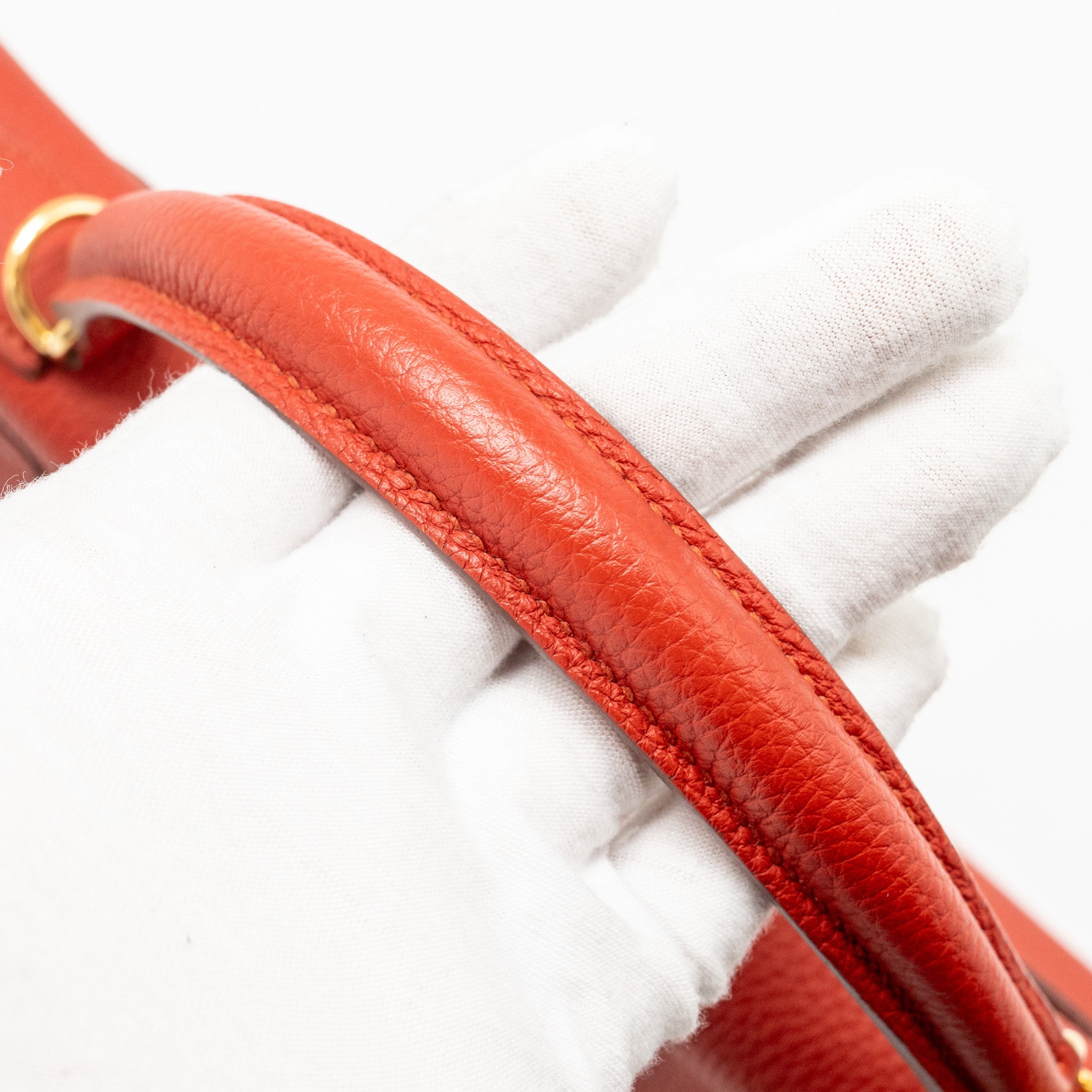 HERMES KELLY 32 TOGO 5E VERMILLION GHW