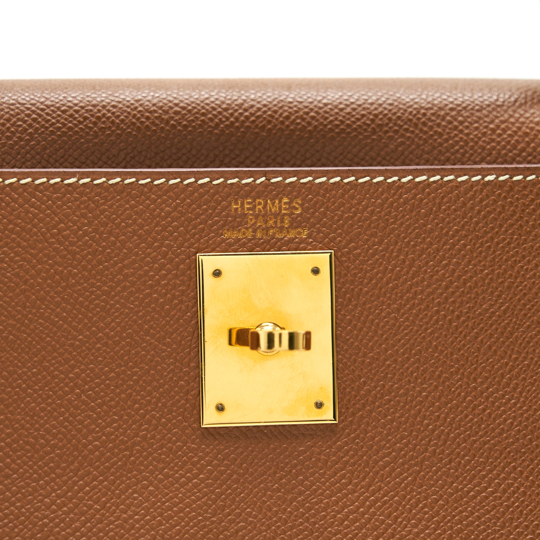 HERMES KELLY 32 GOLD EPSOM GHW