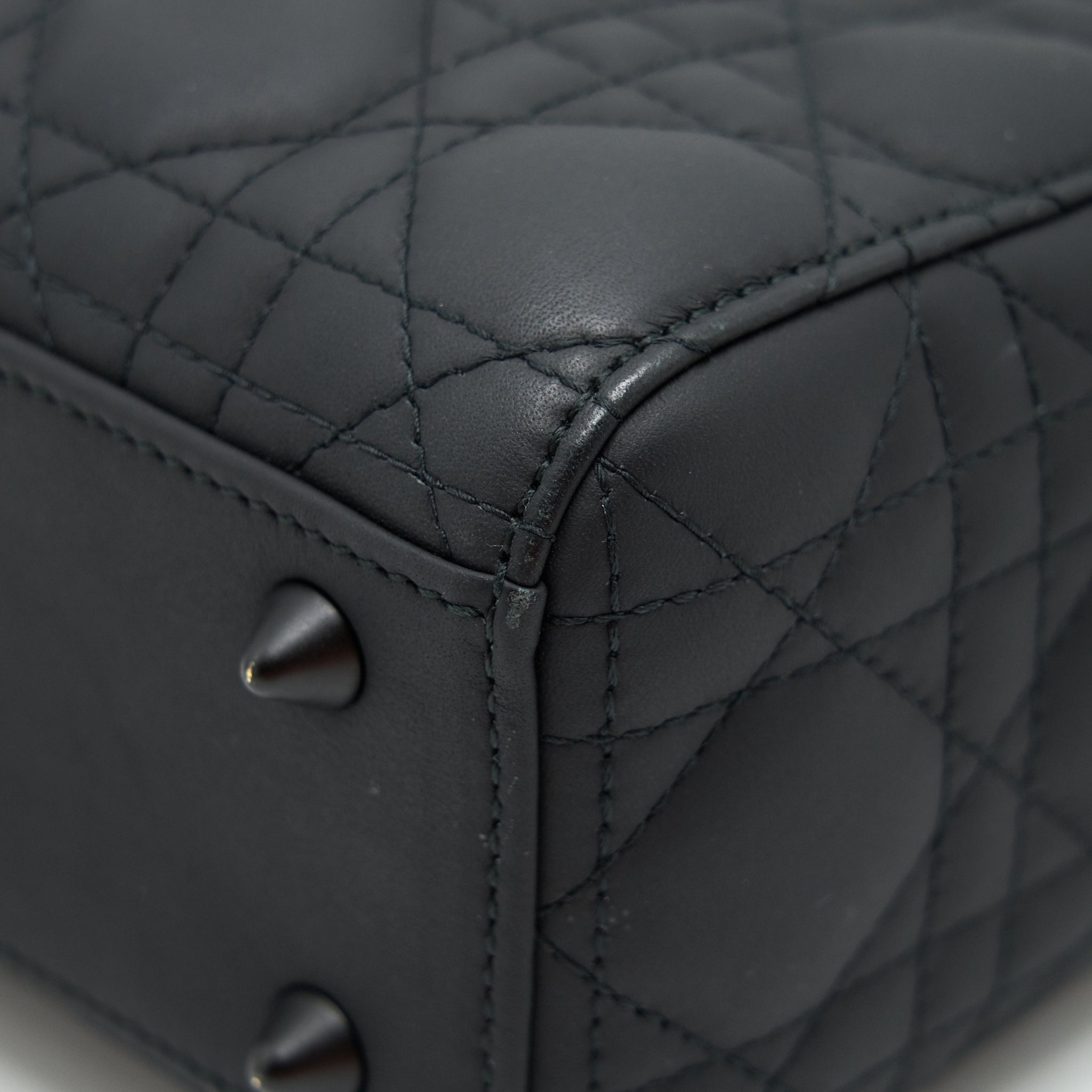 DIOR SMALL LADY DIOR SO BLACK TOTE BAG