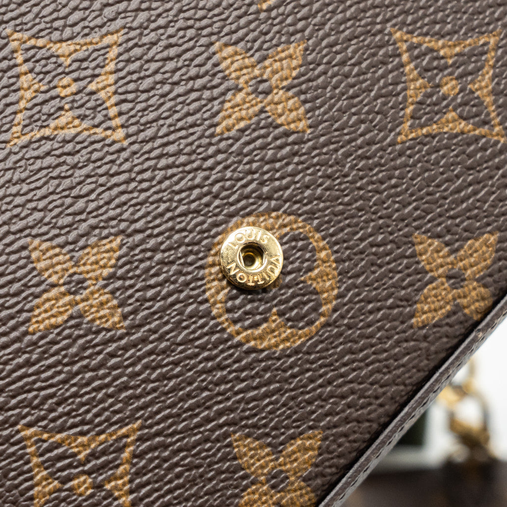 LOUIS VUITTON FELICIE STRAP & GO MONOGRAM CANVAS GHW (NEW VERSION)