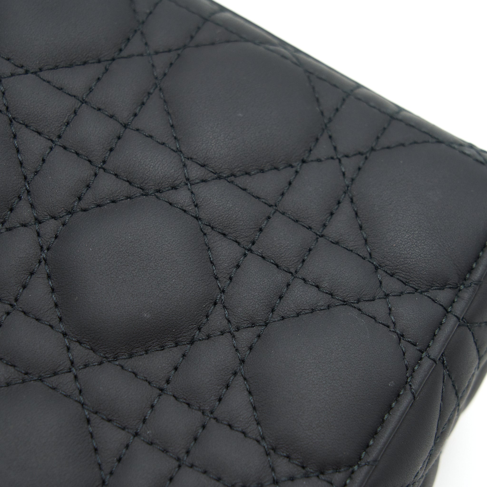 DIOR SMALL LADY DIOR SO BLACK TOTE BAG