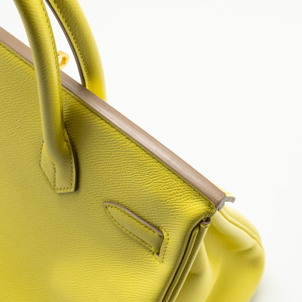HERMES BIRKIN30 EPSOM LIME GHW