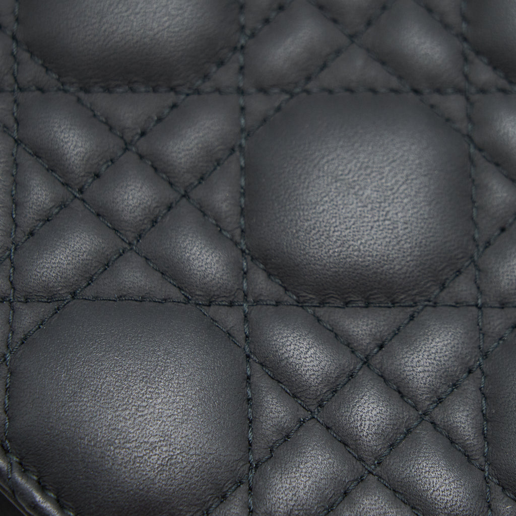 DIOR SMALL LADY DIOR SO BLACK TOTE BAG