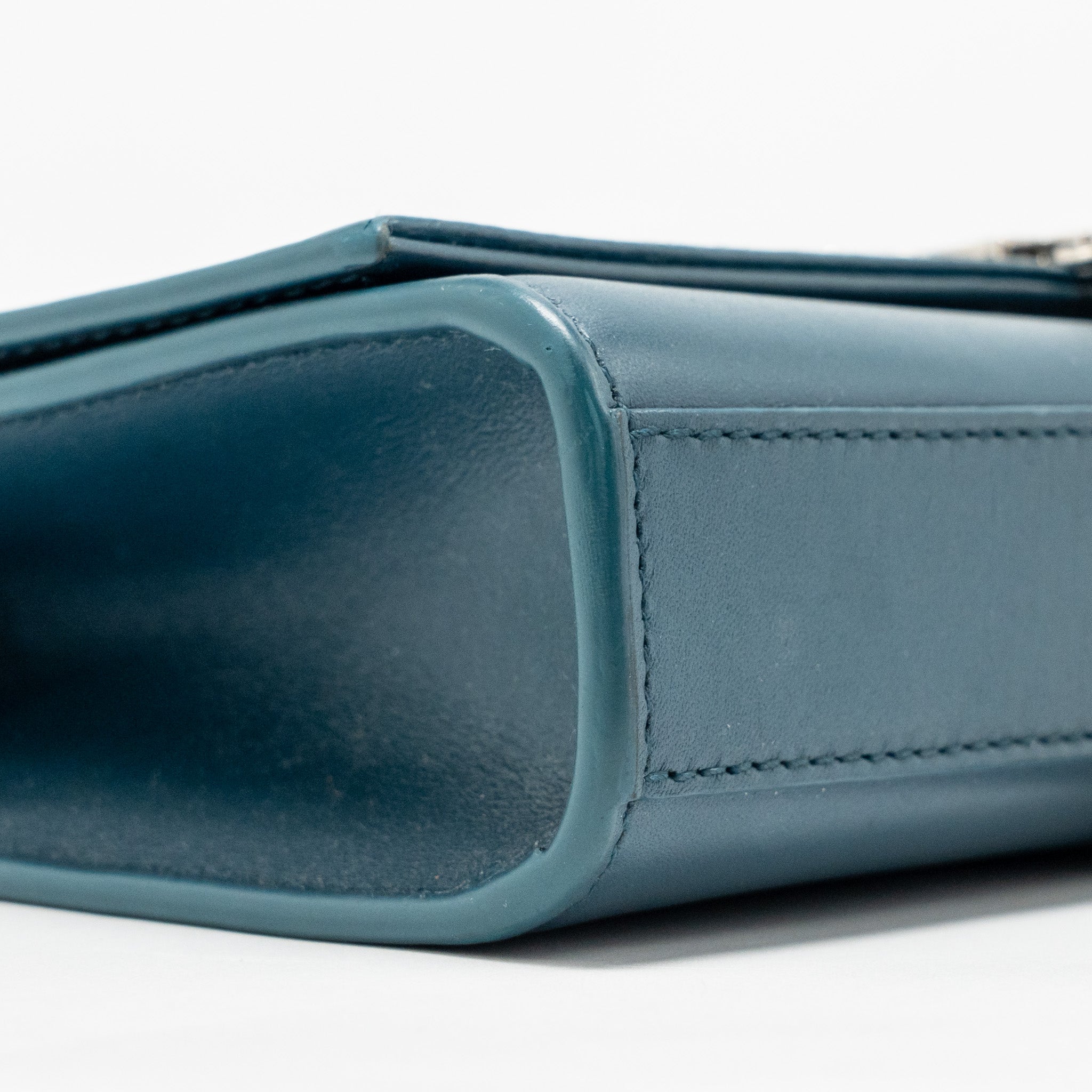SAINT LAURENT/YSL SMALL KATE BAG WITH TASSEL CAFLSKIN BLUE SHW