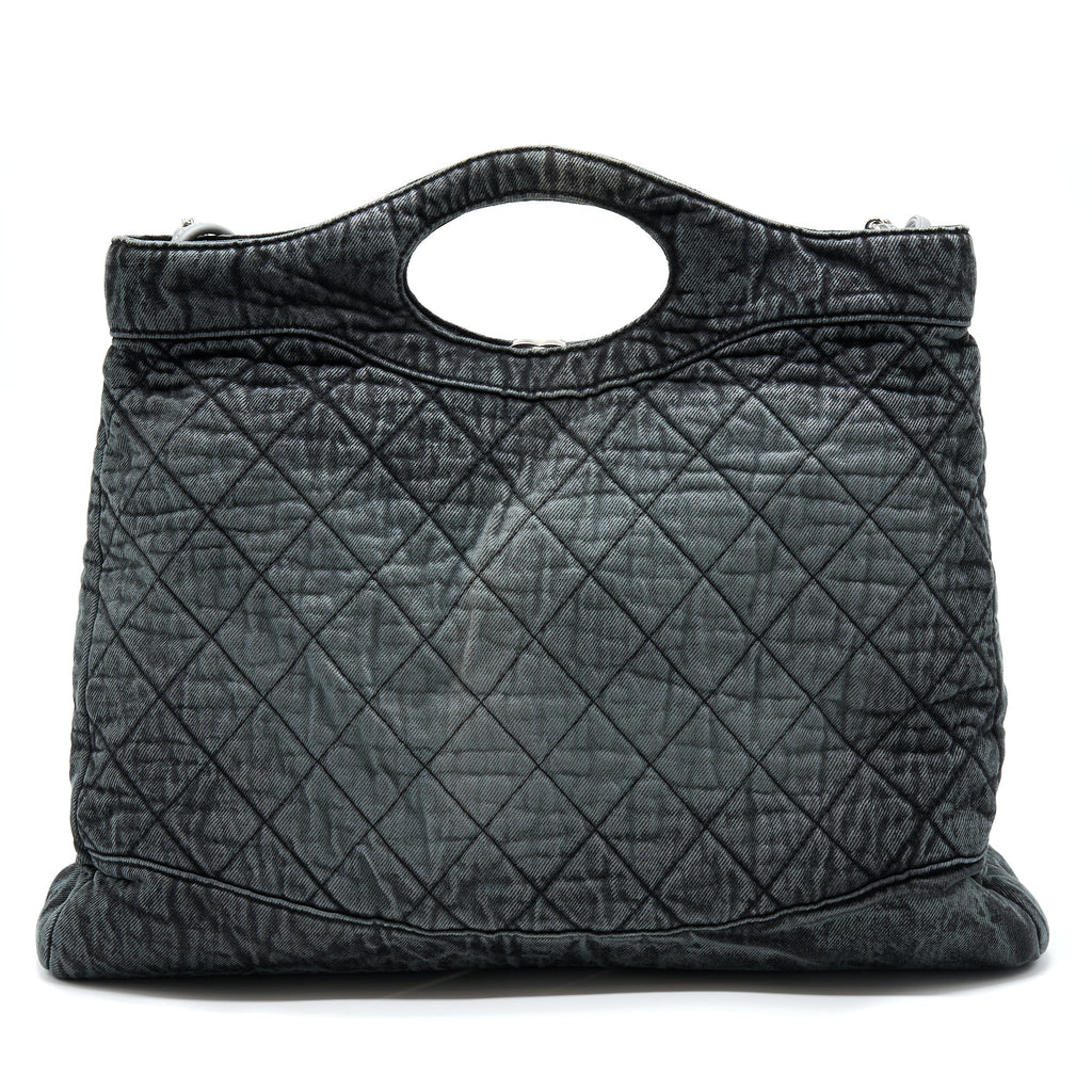 CHANEL 31 BAG DANIM GREY SHW