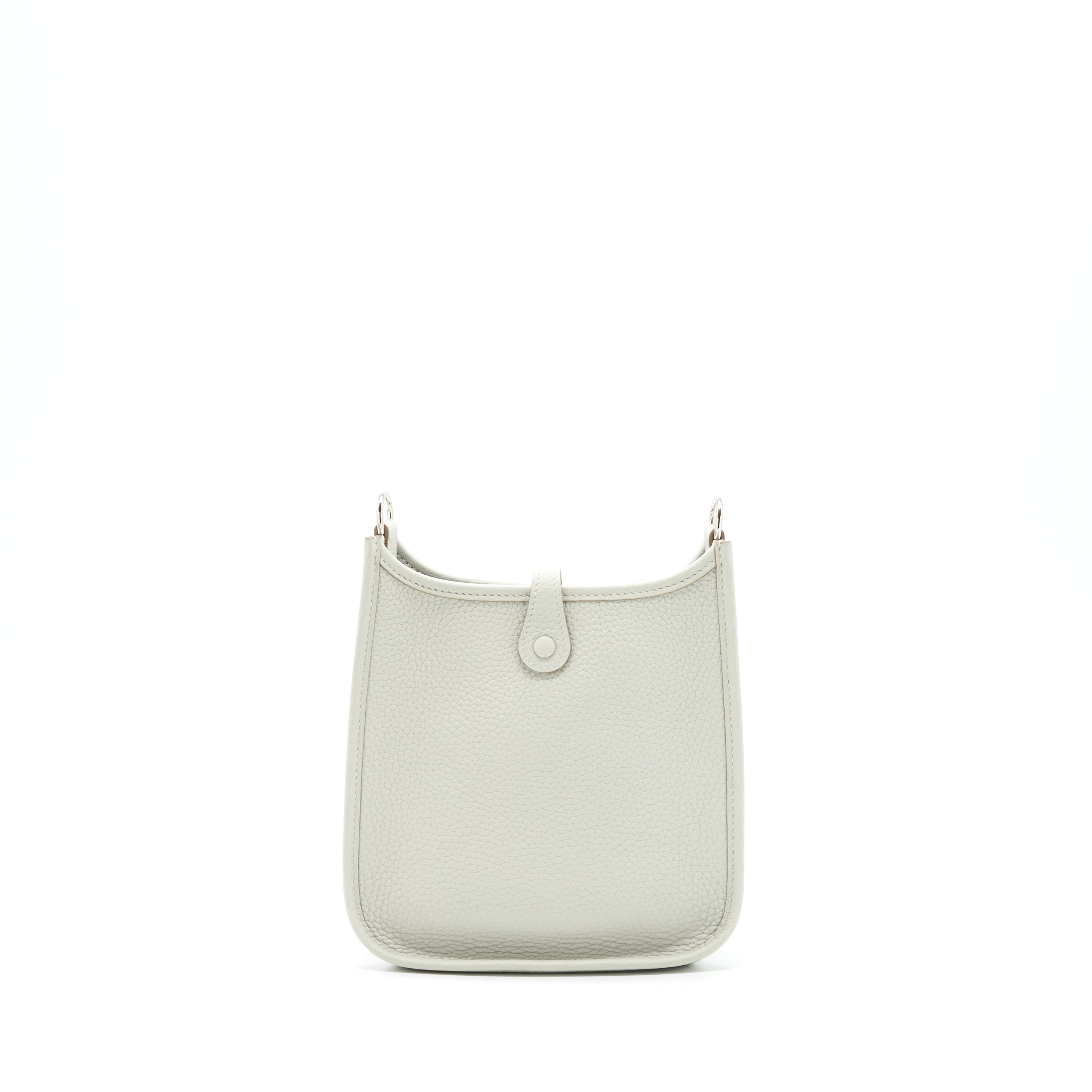 HERMES MINI EVELYNE GRIS PERLE / ETAIN SHW