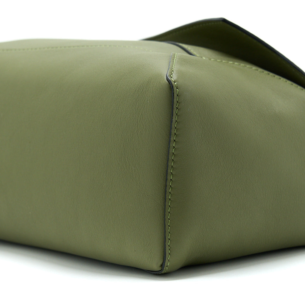 LOEWE PUZZLE HOBO BAG NAPA CALFSKIN AVOCADO GREEN GHW