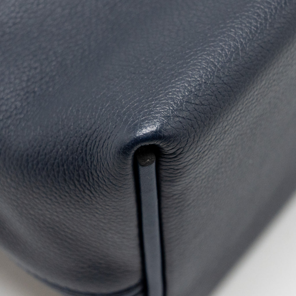 HERMES MINI 2424 24/24-21 BAG EVERCOLOR BLUE NUIT GHW