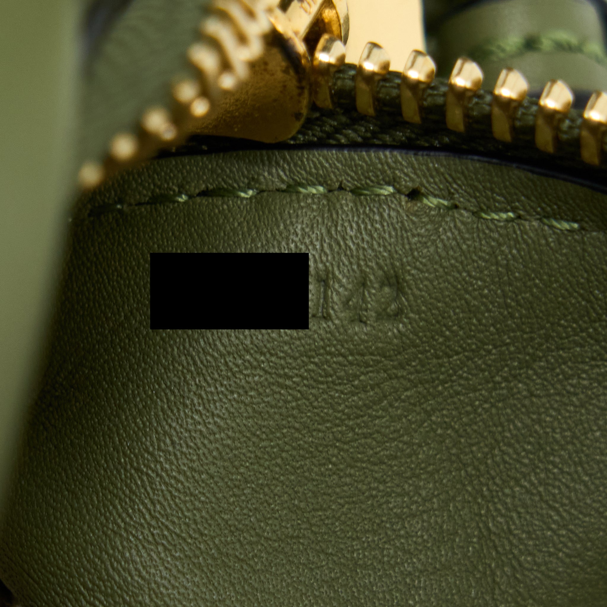 LOEWE PUZZLE HOBO BAG NAPA CALFSKIN AVOCADO GREEN GHW