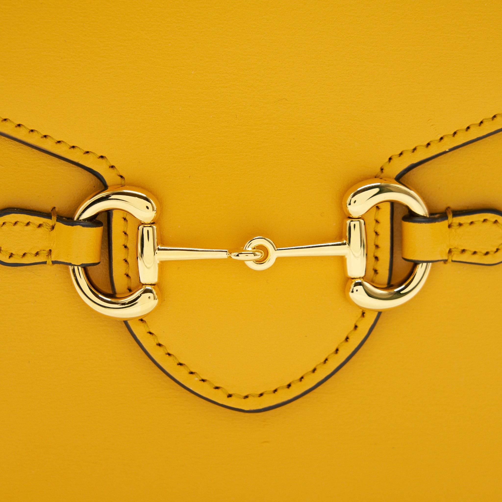 GUCCI HORSEBIT 1955 MINI BAG YELLOW