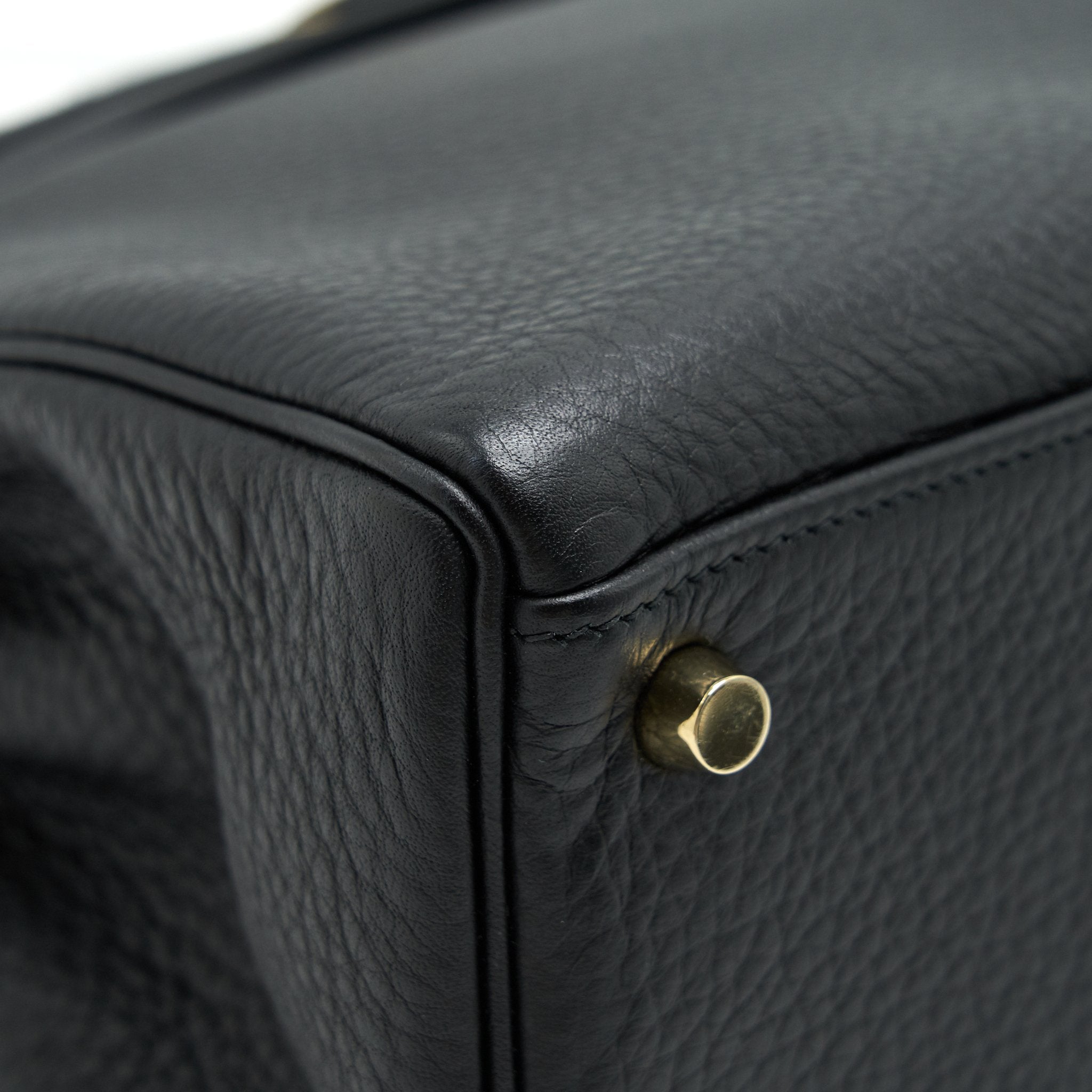 HERMES KELLY 32 BLACK GHW