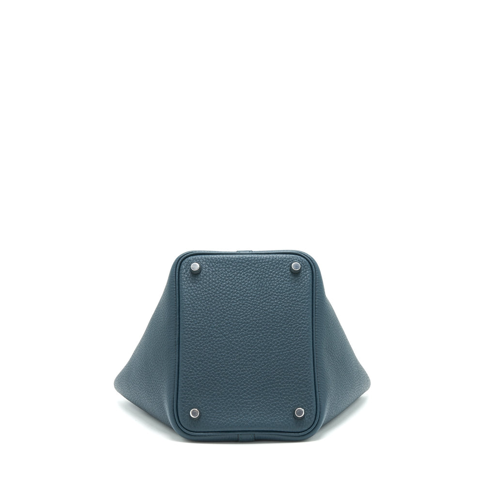 HERMES PICOTIN 18 LOCK BAG 6O VERT CYPRES SHW