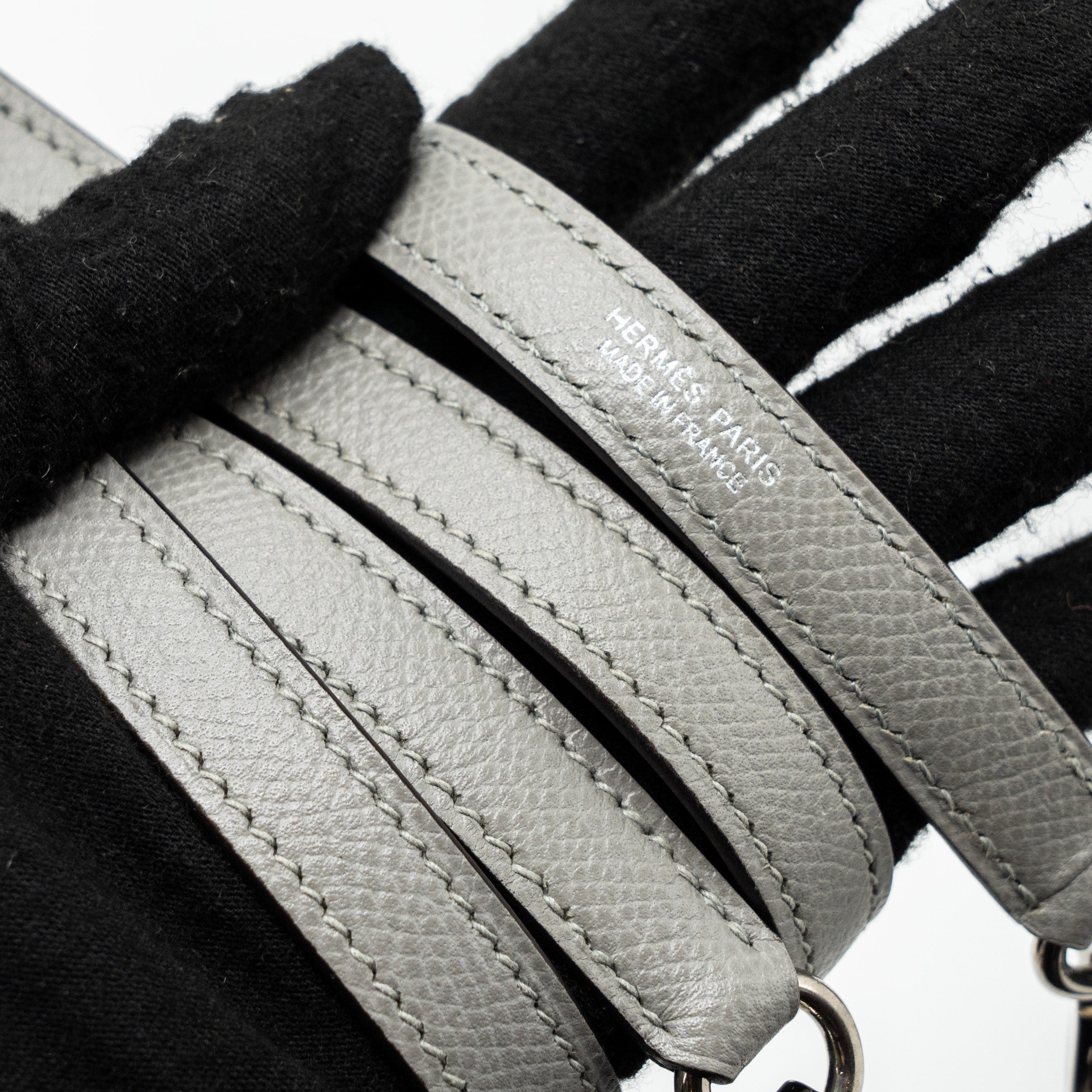 HERMES BOLIDE 27 EPSOM 4Z GRIS MOUETTE SHW