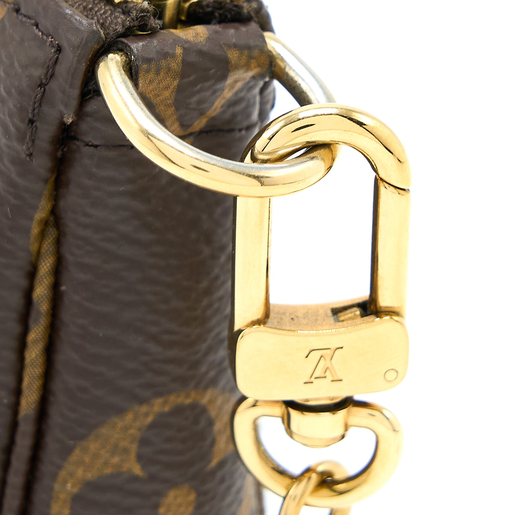LOUIS VUITTON MINI POCHETTE MONOGRAM CANVAS GHW