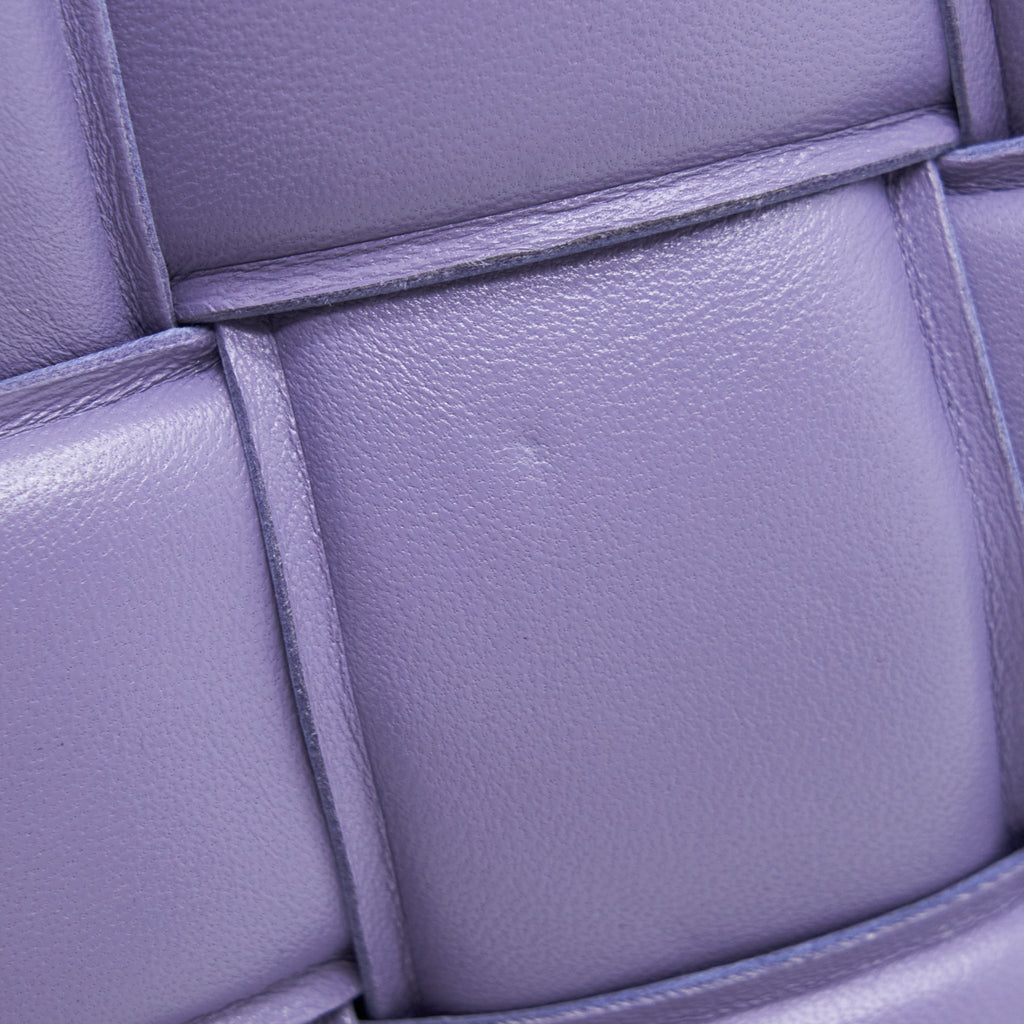 BOTTEGA VENETA PADDED CASSETTE BAG NAPPA LEATHER LAVENDER SHW
