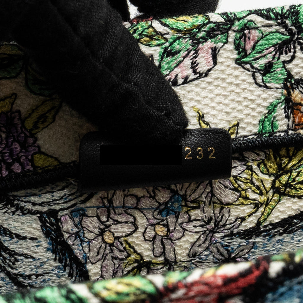 DIOR MEDIUM BOOK TOTE LIMITED CANVAS MULTICOLOUR