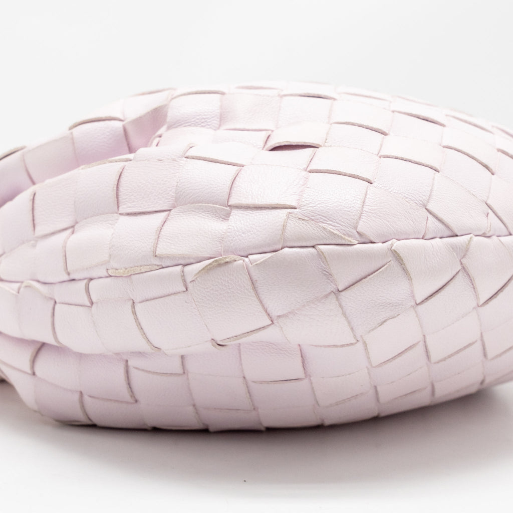 BOTTEGA VENETA MINI JODIE LAMBSKIN LIGHT PINK GHW