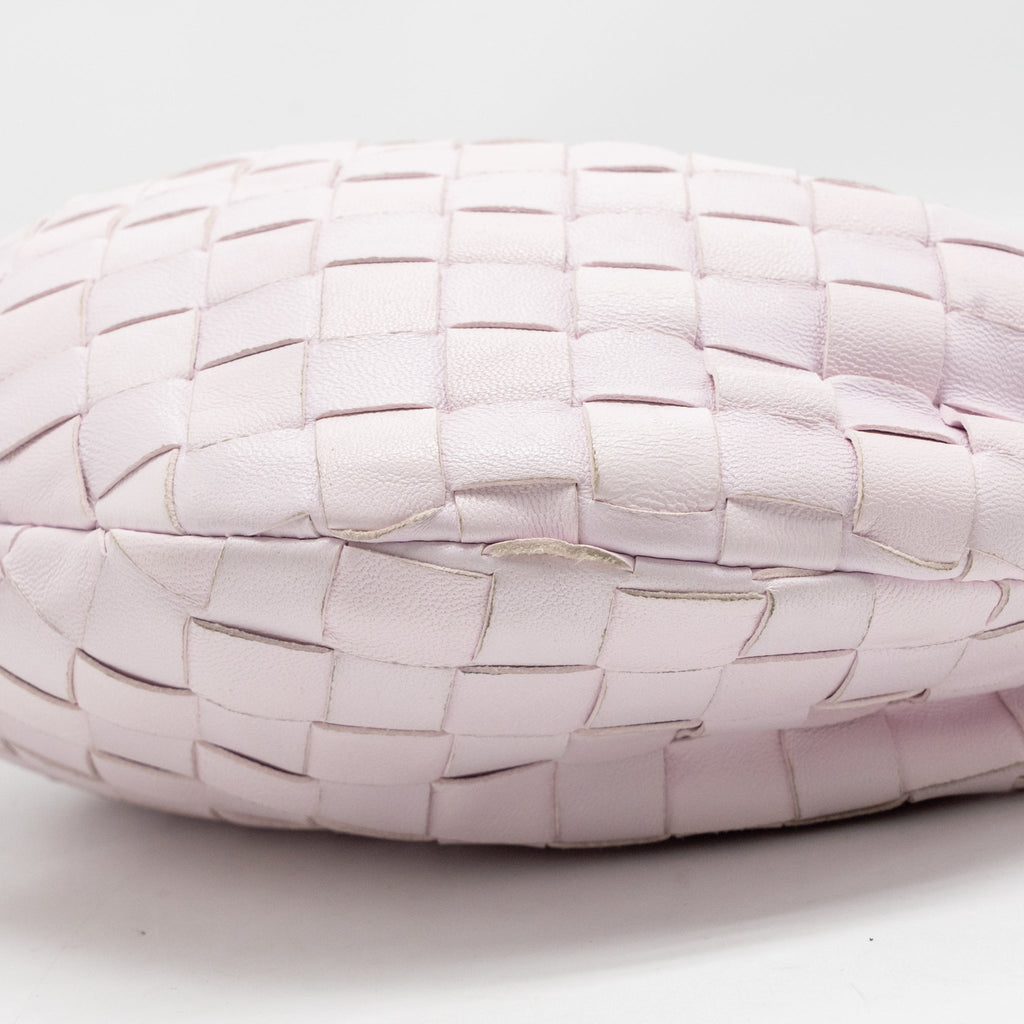 BOTTEGA VENETA MINI JODIE LAMBSKIN LIGHT PINK GHW