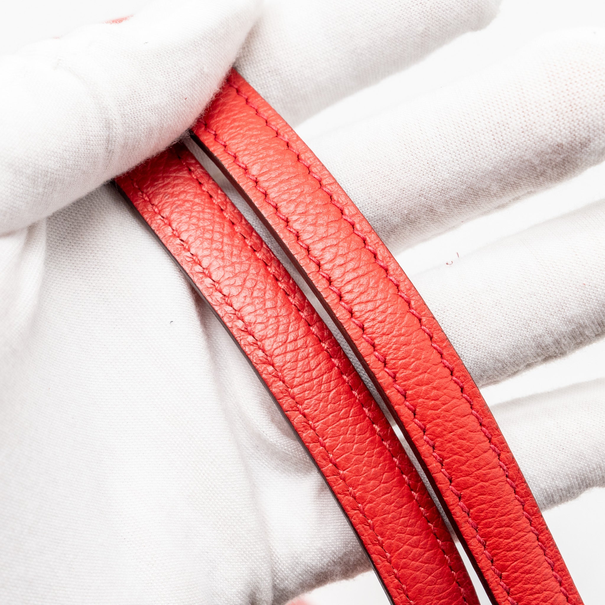 HERMES MINI CONSTANCE EPSOM Q5 ROUGE CASAQUE GHW