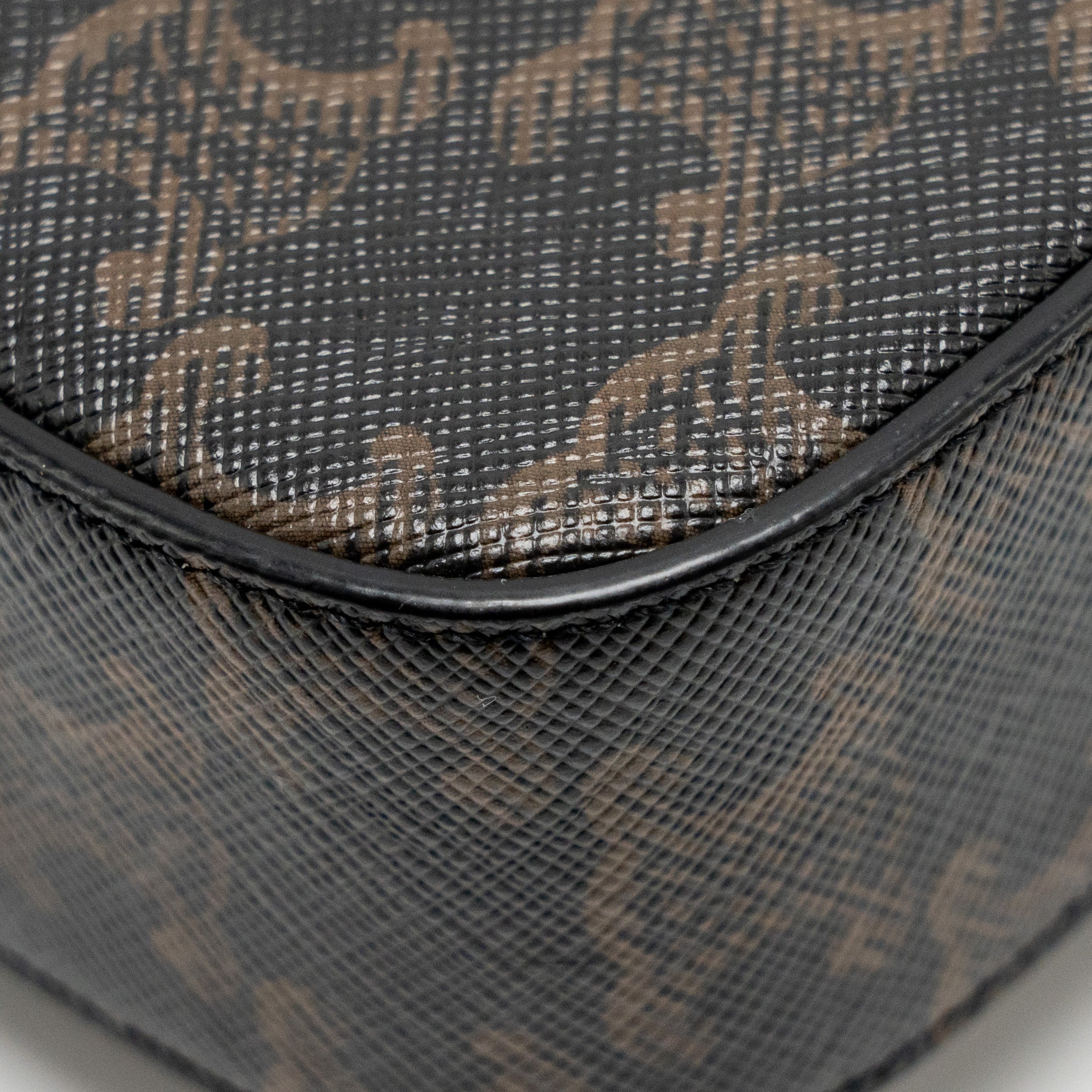 CELINE MINI CLAUD BAG TRIOMPHE CANVAS / CALFSKIN TAN GHW