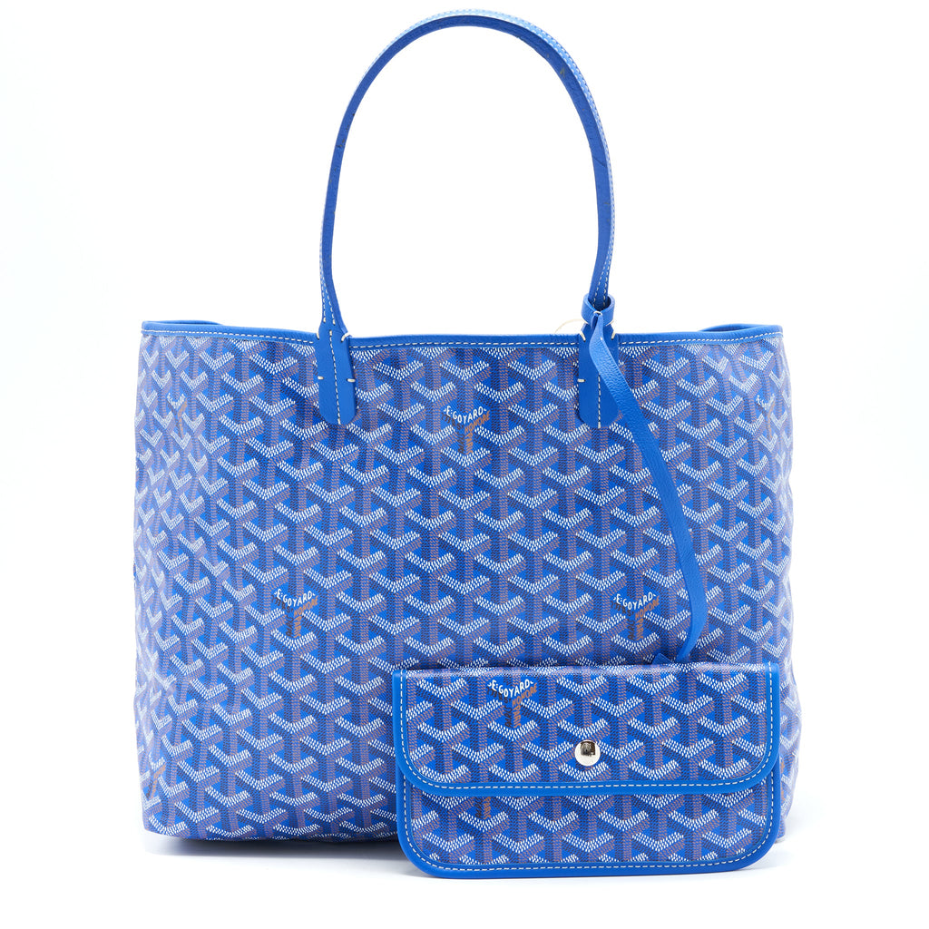 GOYARD SAINT LOUIS TOTE BAG PM BLUE