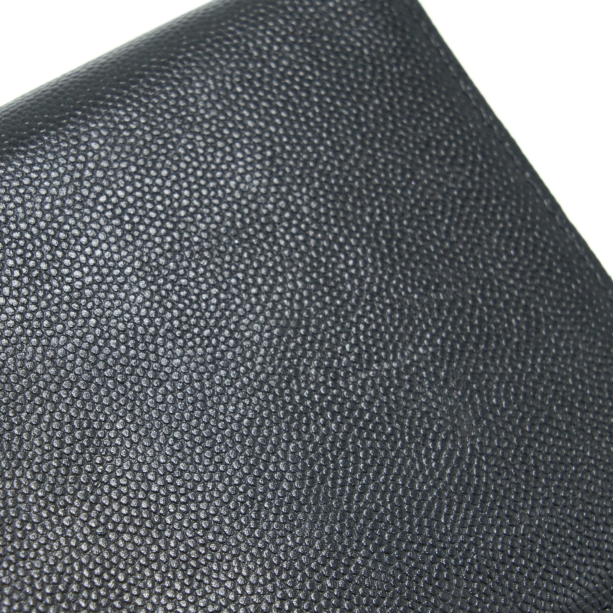 CHANEL CC LOGO LONG WALLET CAVIAR BLACK SHW