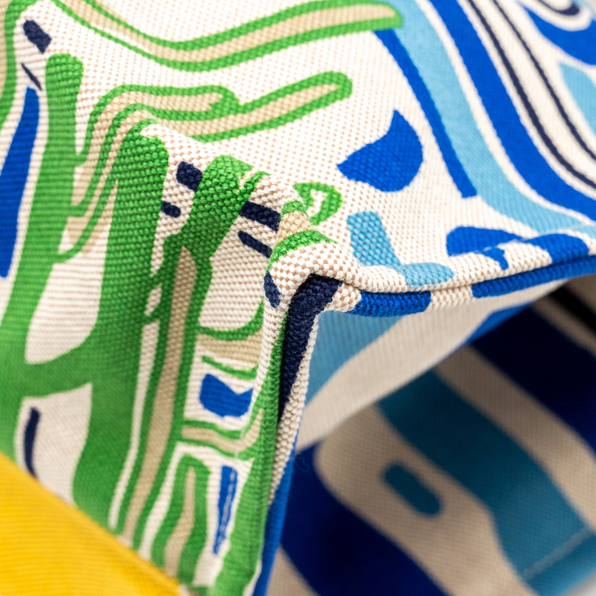 HERMES FARNIENTE BEACH BAG COTTON MULTICOLOUR SHW