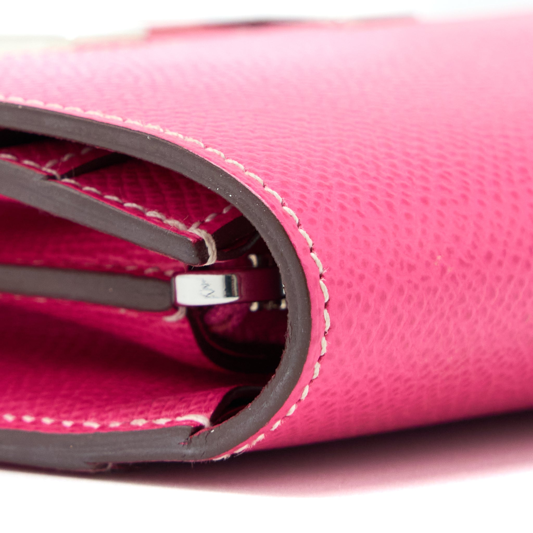 HERMES CONSTANCE WALLET EPSOM PINK SHW