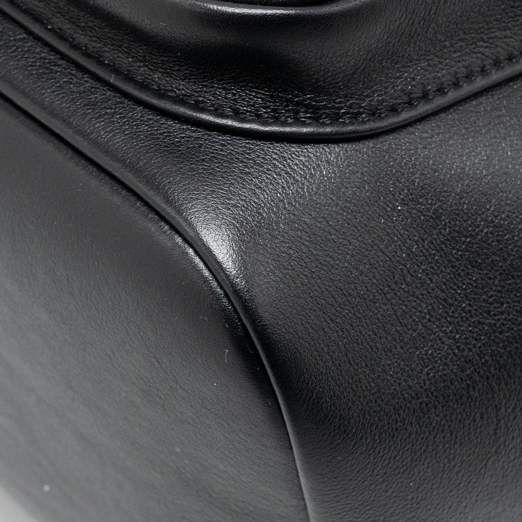CHANEL LARGE DUMA BACKPACK CALFSKIN BLACK LGHW (MICROCHIP)