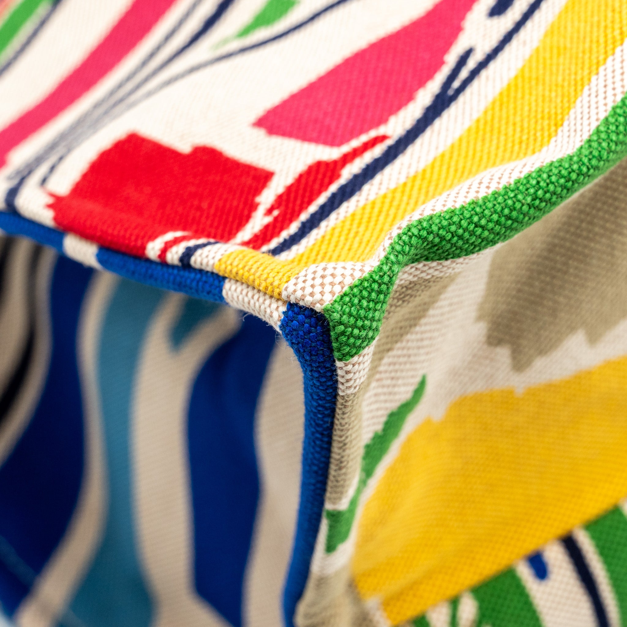 HERMES FARNIENTE BEACH BAG COTTON MULTICOLOUR SHW