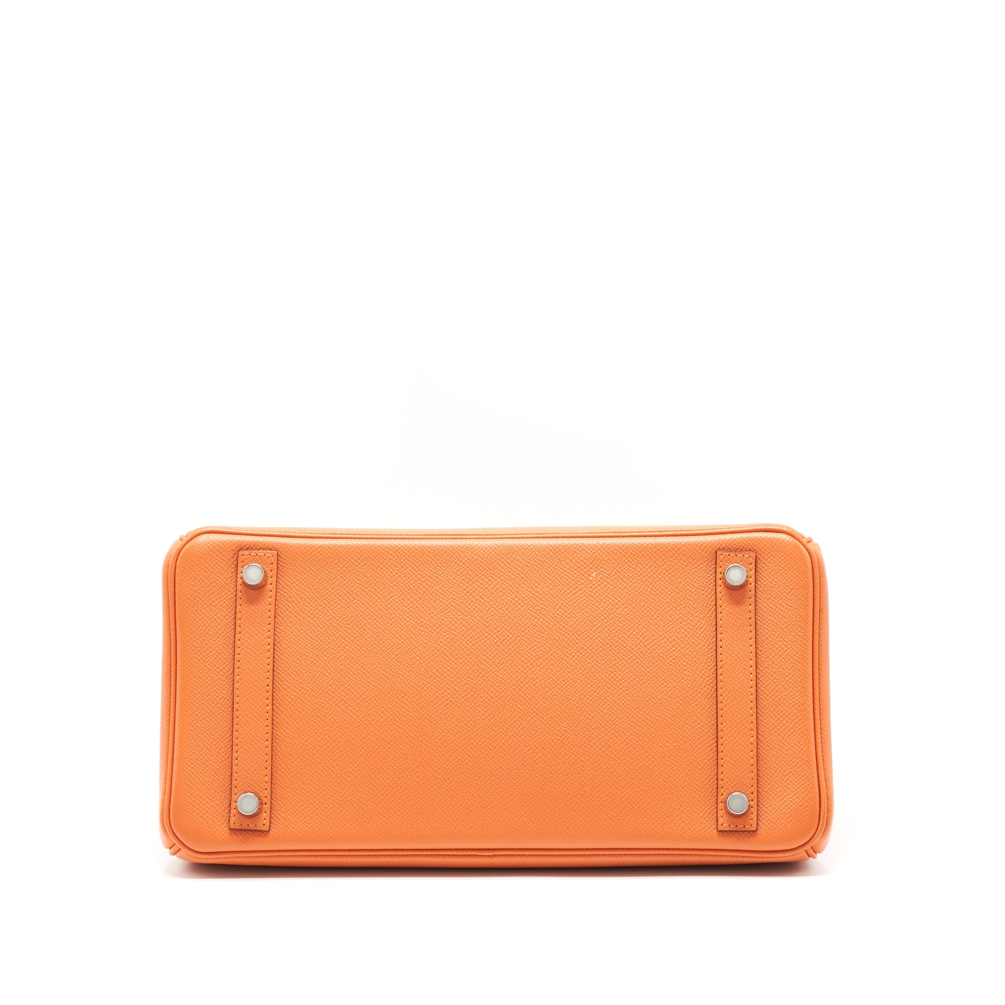 HERMES BIRKIN 30 EPSOM ORANGE SHW