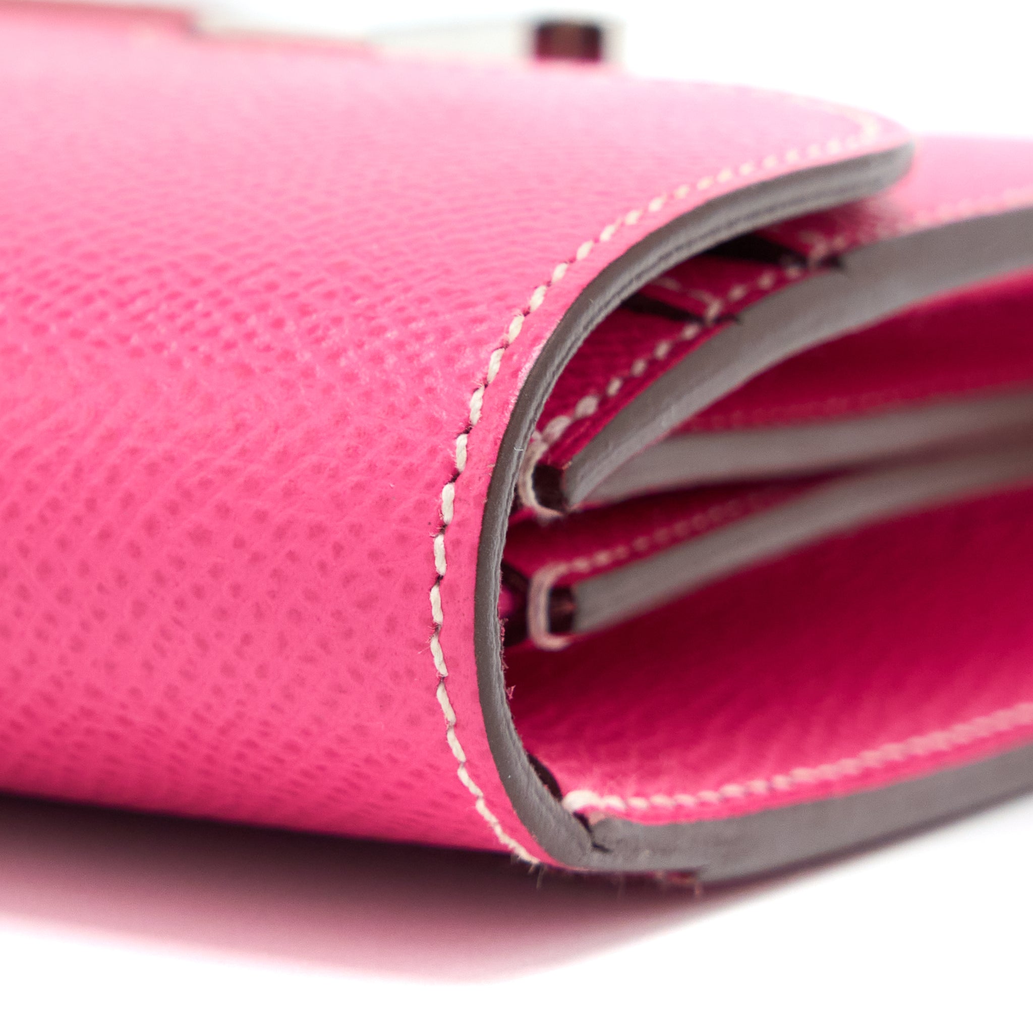 HERMES CONSTANCE WALLET EPSOM PINK SHW