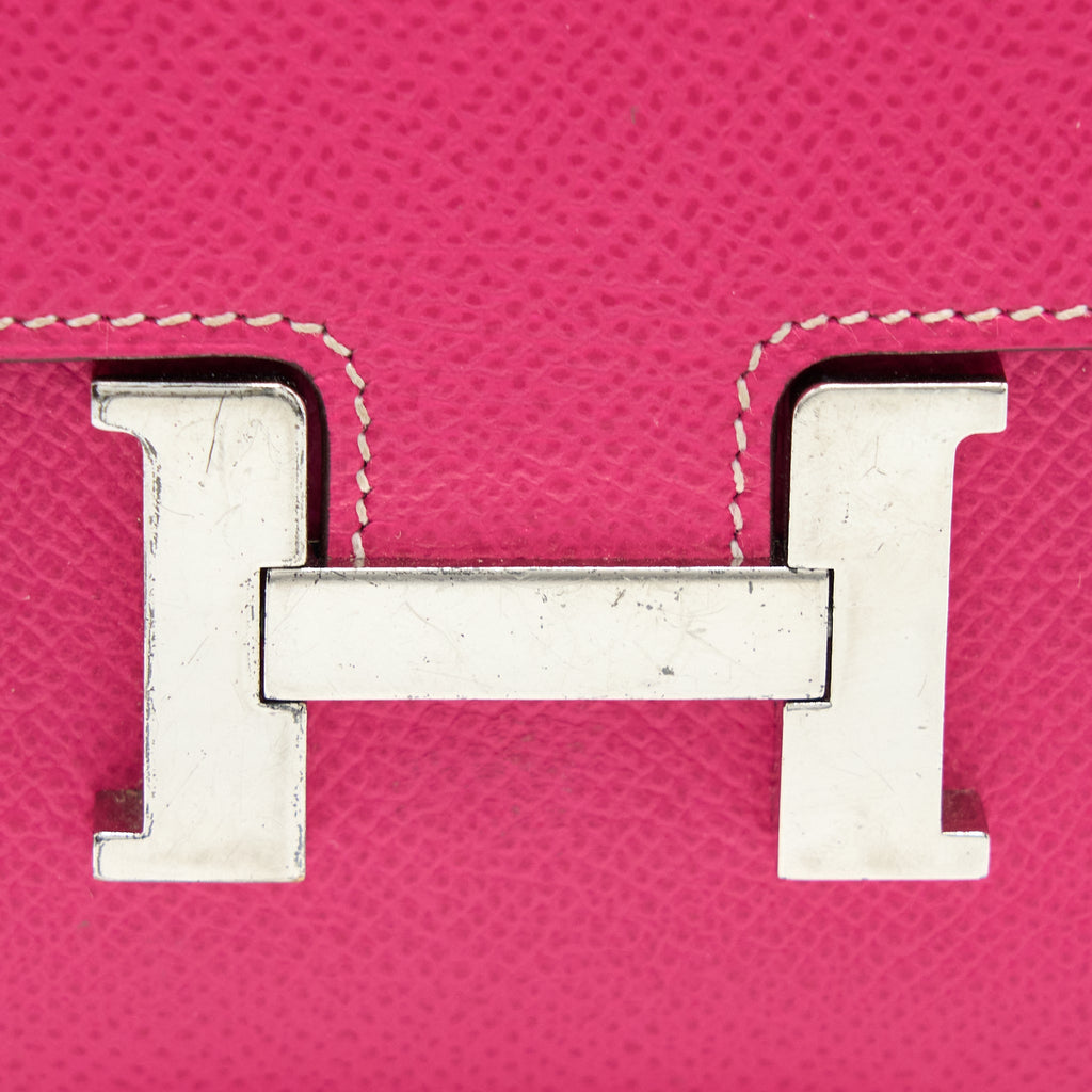 HERMES CONSTANCE WALLET EPSOM PINK SHW