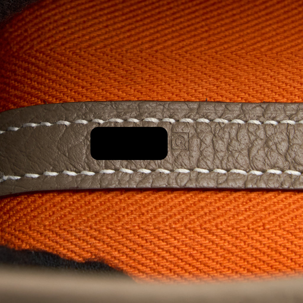 HERMES GARDEN PARTY 30 CANVAS/NEGONDA ORANGE/ETOUPE SHW