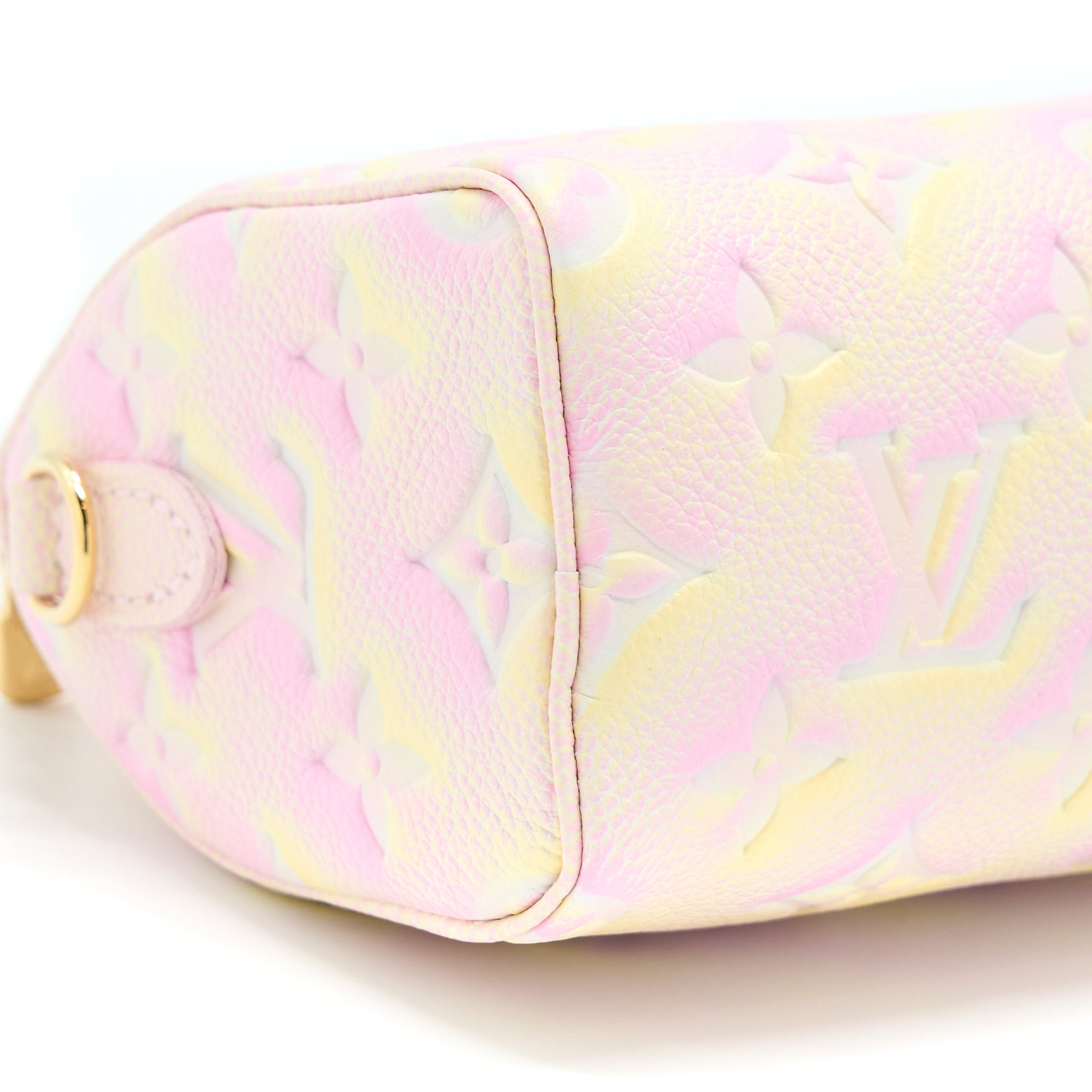 LOUIS VUITTON NANO SPEEDY MONOGRAM EMPREINTE MULTICOLOURE GHW