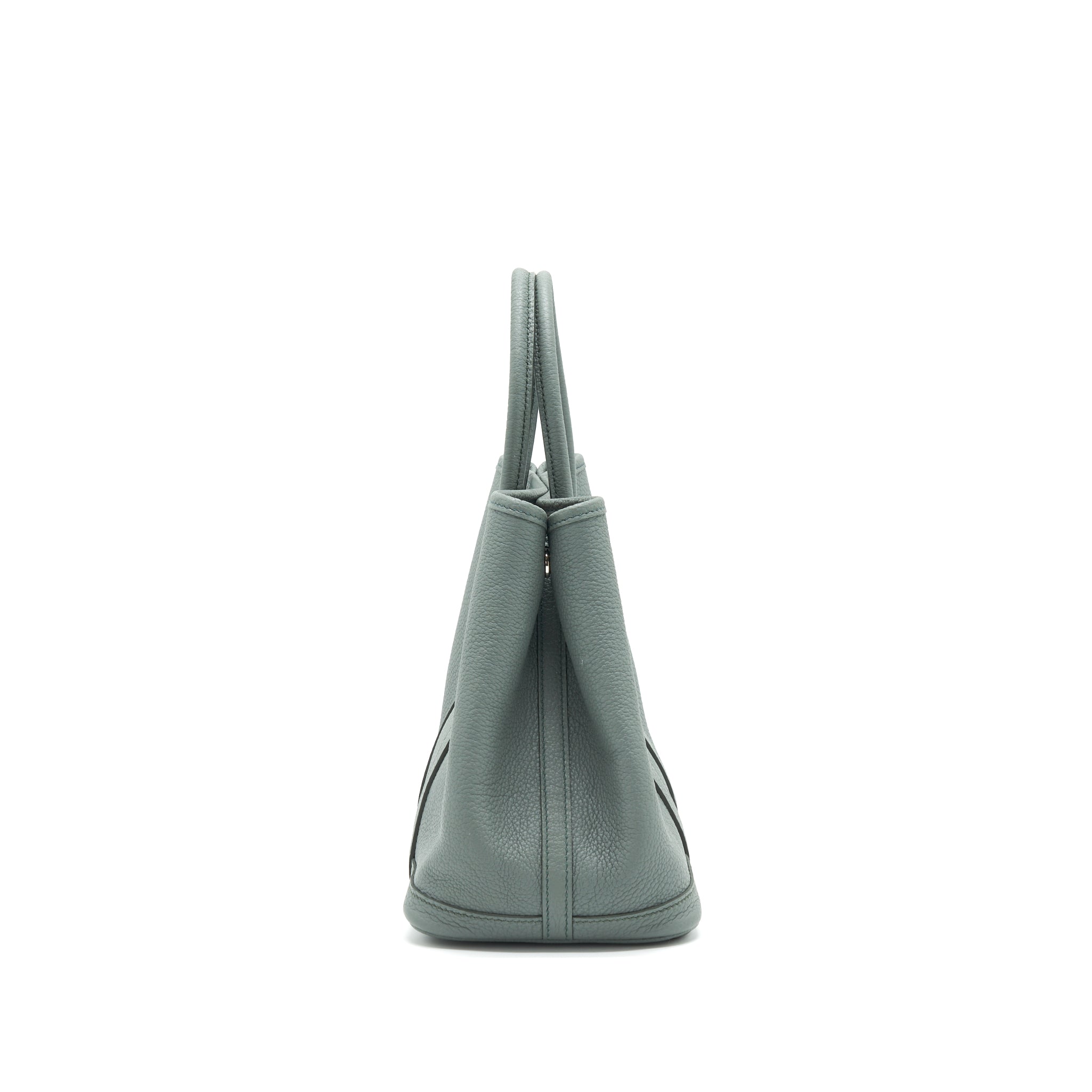 HERMES GARDEN PARTY 30 VERT AMANDE SHW