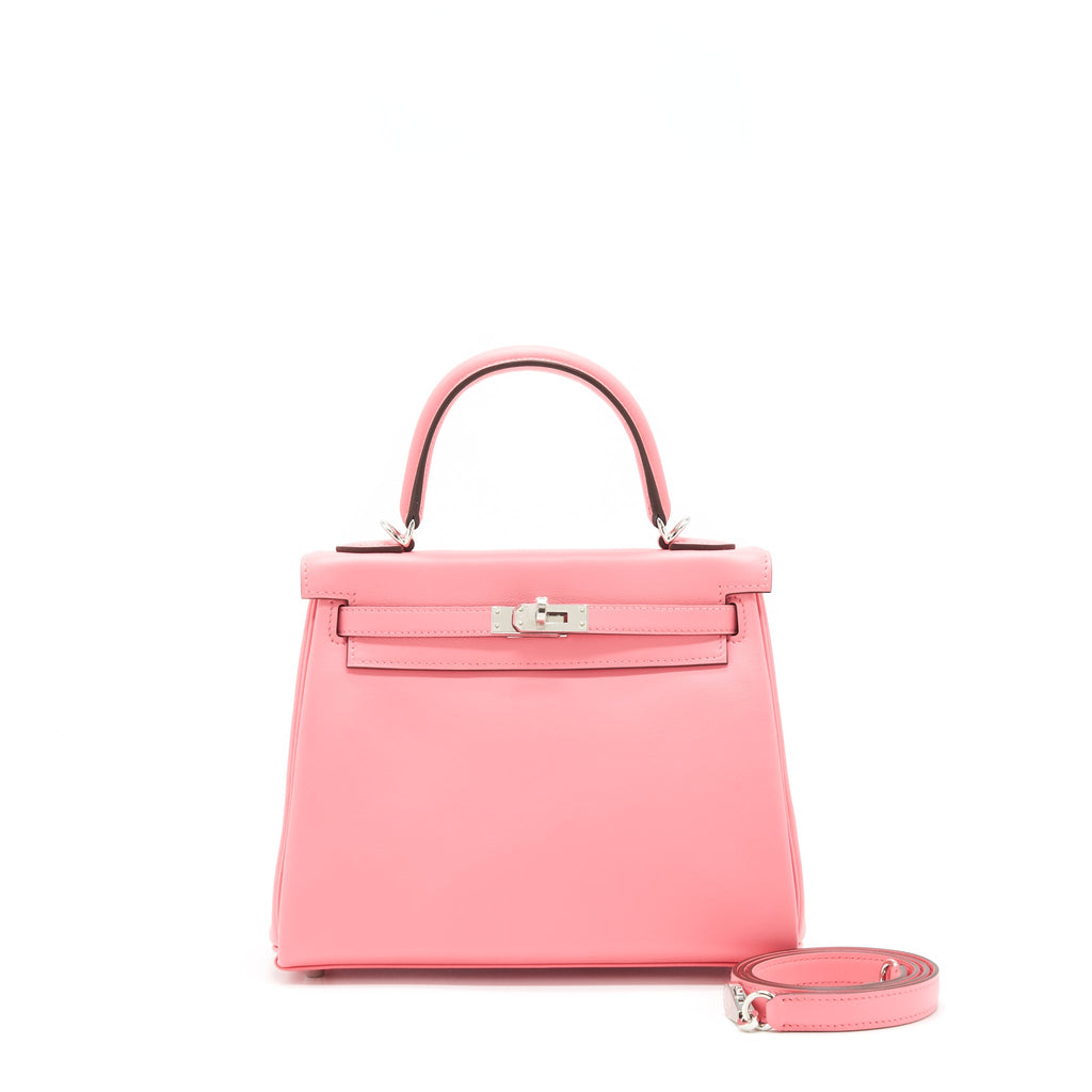 HERMES KELLY 25 SWIFT K4 ROSE ETE SHW