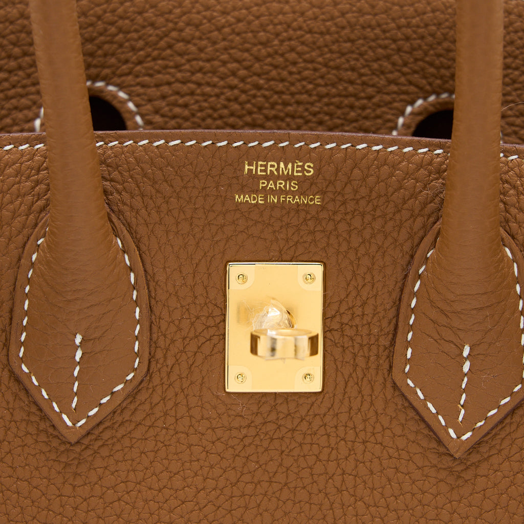 HERMES BIRKIN 25 TOGO 37 GOLD GHW