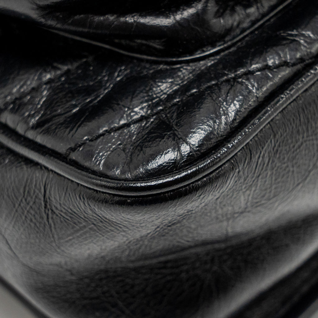 SAINT LAURENT/YSL MEDIUM NIKI CHAIN BAG VINTAGE CALFSKIN BLACK SHW