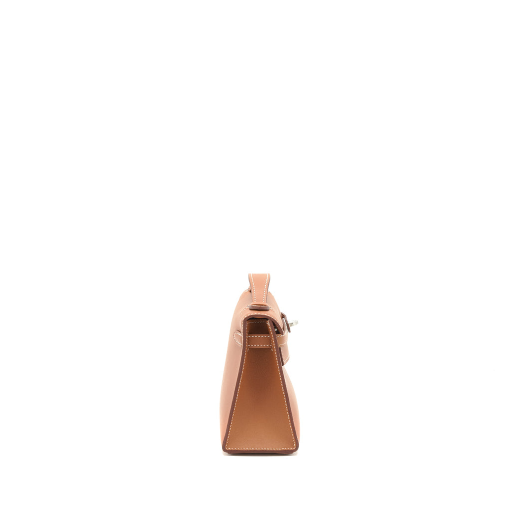 HERMES KELLY POCHETTE SWIFT GOLD SHW