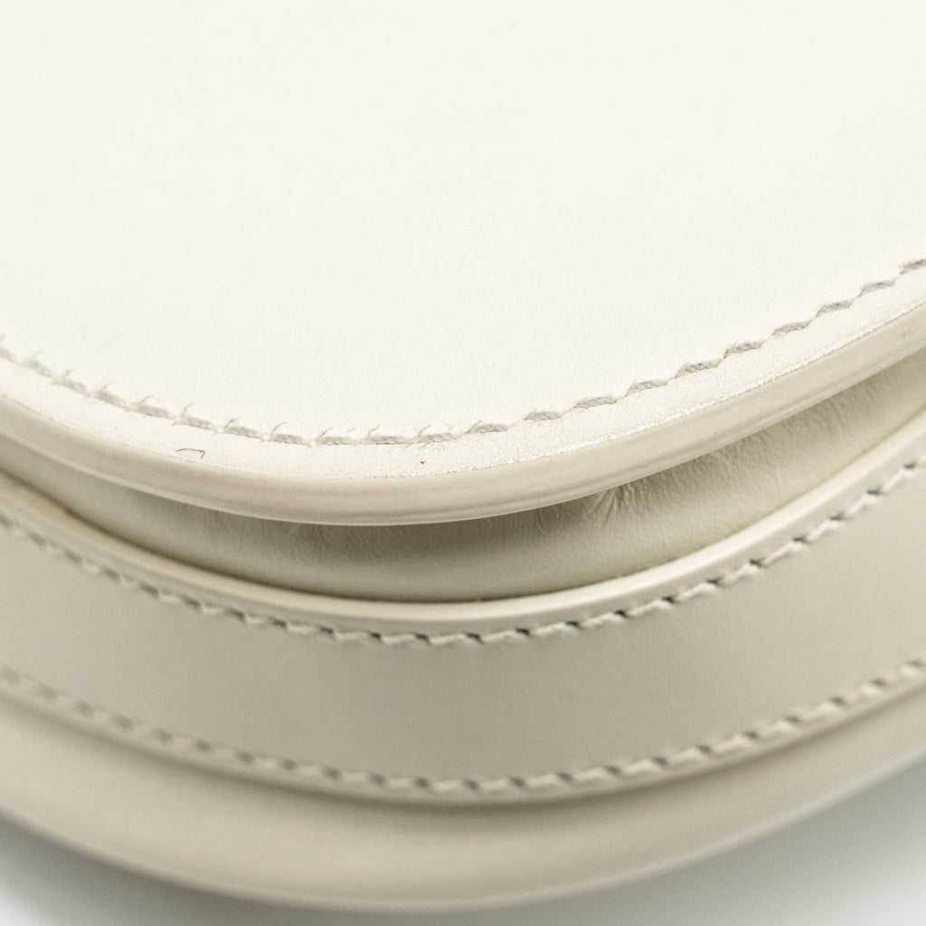 DIOR BOBBY EAST-WEST BAG CALFSKIN WHITE GHW
