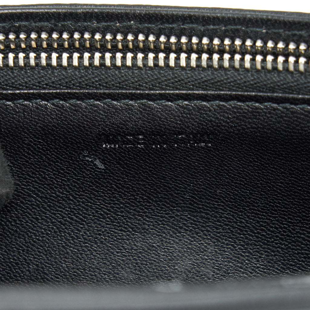 DIOR DIORAMA WALLET ON CHAIN BLACK WITH SHW