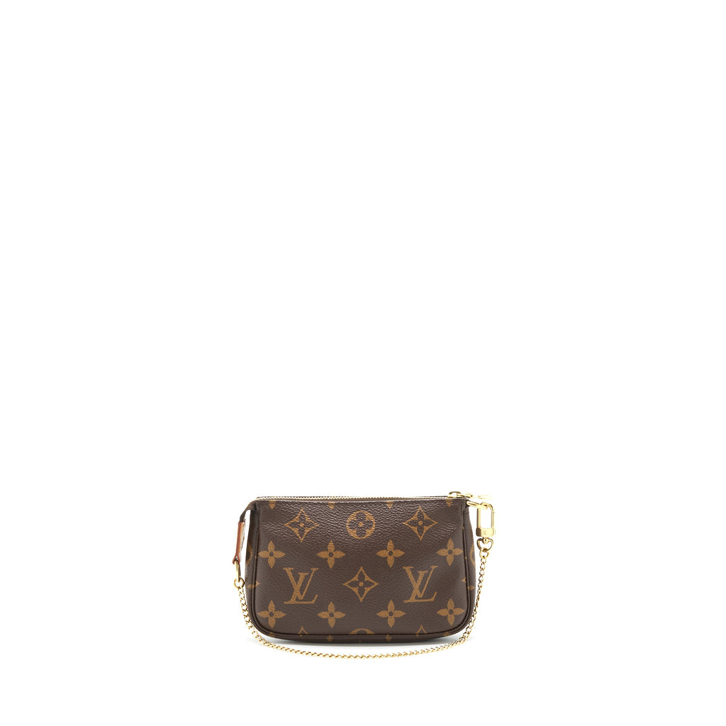 LOUIS VUITTON MINI POCHETTE ACCESSORIES MONOGRAM GHW