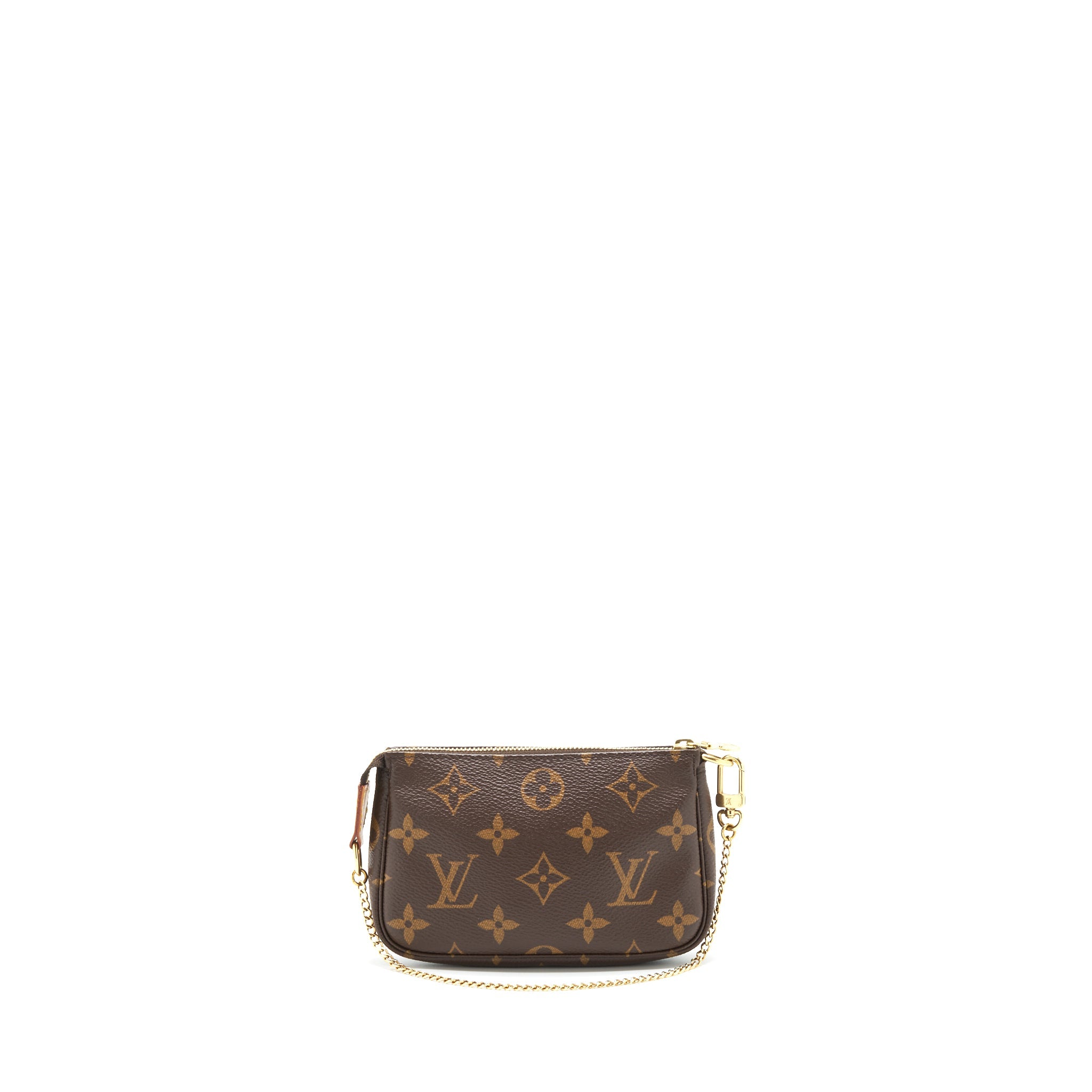 LOUIS VUITTON MINI POCHETTE ACCESSORIES MONOGRAM GHW